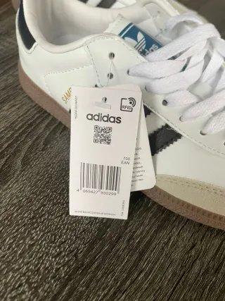 Adidas Samba Blancas y Negras