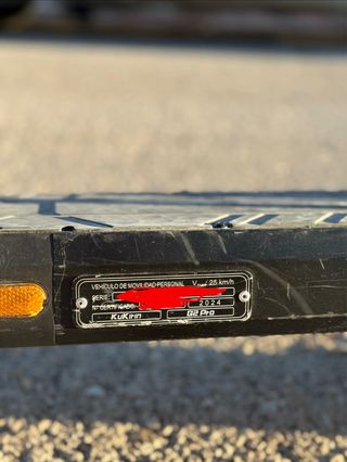 Patinete Eléctrico Kukirin G2 Pro DGT deslimitado.