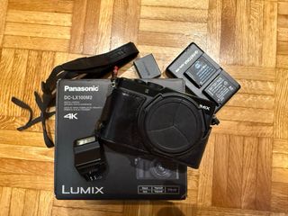 Panasonic Lumix LX100 II + Caja Original + Flash