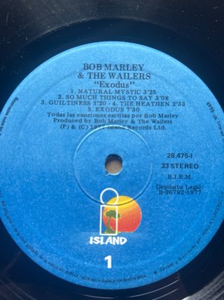 Vinilo Bob Marley Exodus
