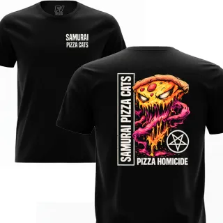 Samurai Pizza Cats camiseta "pizza homicide"