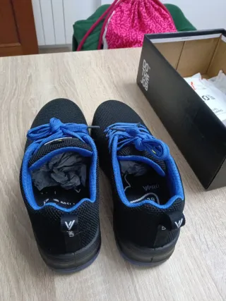 Zapatillas de seguridad V-PRO negras y azules
