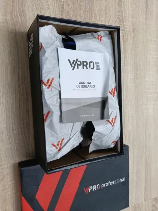 Zapatillas de seguridad V-PRO negras y azules