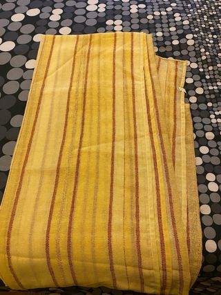 Tendone a righe giallo e marrone