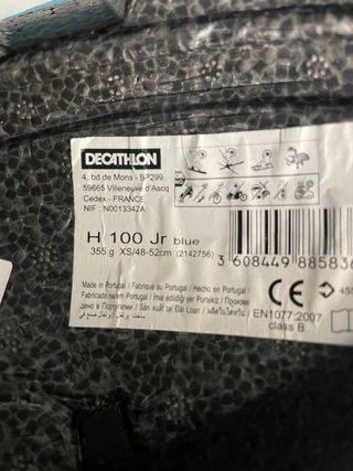 Casco esquí infantil Wedze Talla XS