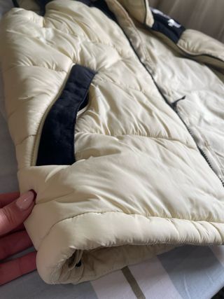 Chaleco The North Face Beige y Negro. ORIGINAL