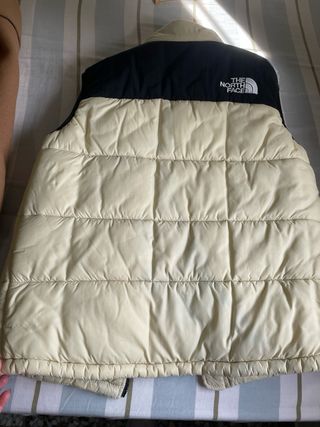 Chaleco The North Face Beige y Negro. ORIGINAL