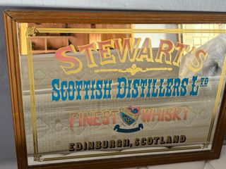 4 Espejos Bar Glenfiddich Madera y Cristal