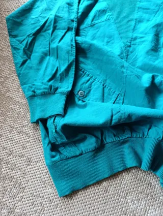 Camiseta Vintage Manga Larga Teal