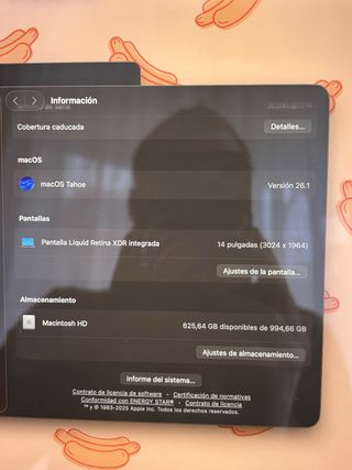 MacBook Pro 14” M2 Pro 16GB 1TB Garantía