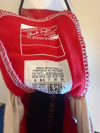 Zapatillas Converse Rojas Plataforma