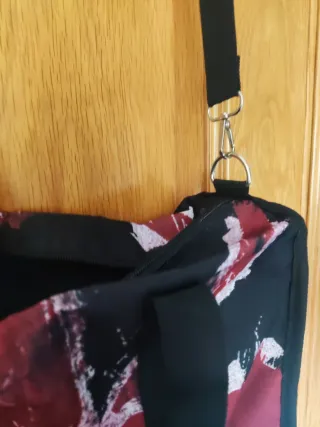 Bolso Bandolera Union Jack Negro y Rojo