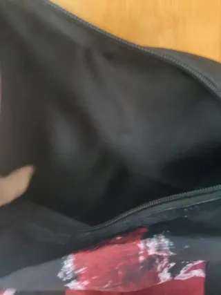 Bolso Bandolera Union Jack Negro y Rojo