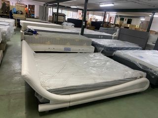 Cama polipiel + colchón 160x200