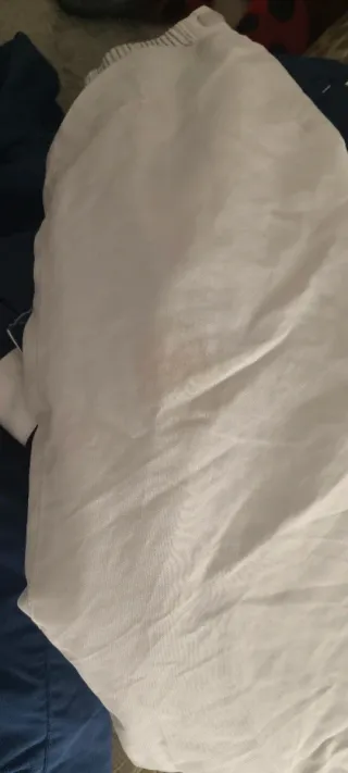 Mono de esquí para niño azul y blanco.