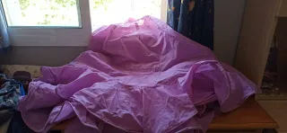 Cancán vestido gitana lila