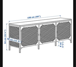 Mueble TV Estantería Ikea FJÄLLBO