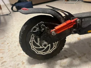 Patinete Eléctrico con Amortiguador Rojo