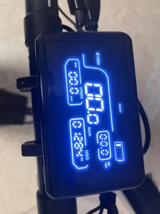 Patinete Eléctrico con Amortiguador Rojo