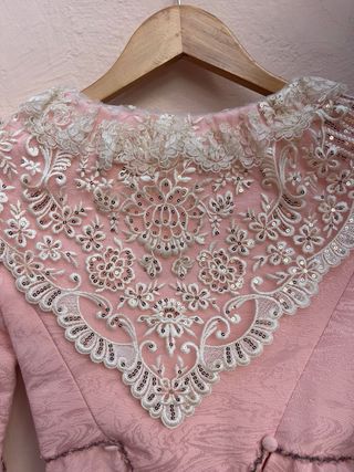 Traje Fallera Niña Rosa y Morado