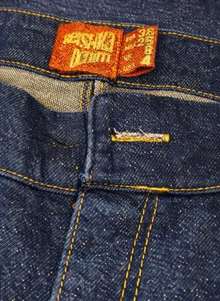 Pantalón acampanado mujer azul