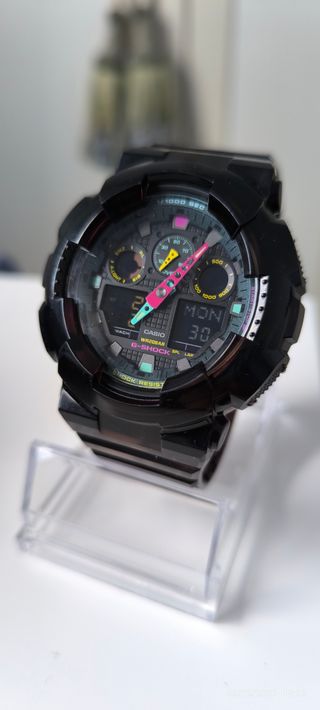 Casio G-Shock GA-100MF-1AER Reloj Negro Multicolor