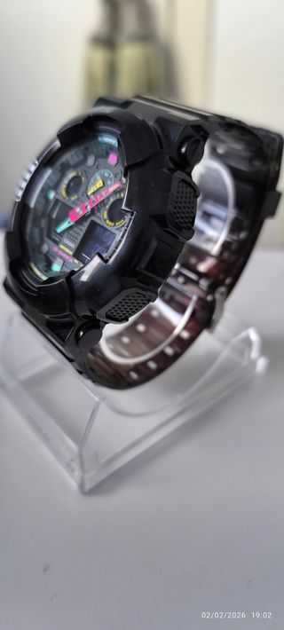 Casio G-Shock GA-100MF-1AER Reloj Negro Multicolor