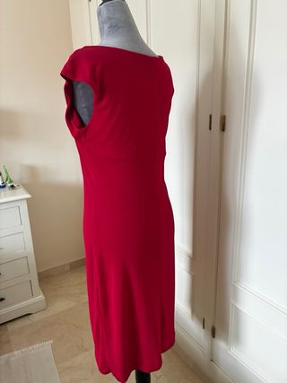 Vestido Rojo Zara Talla M