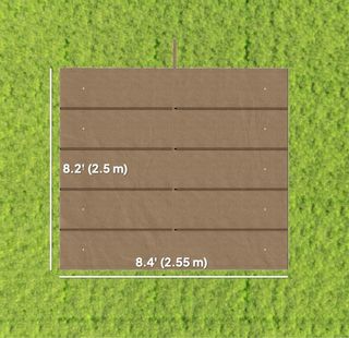 Tetto per pergola beige/marrone