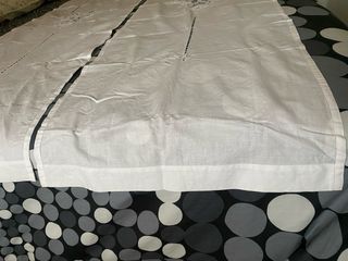 Coppia Tende Lino Ricamato nuove