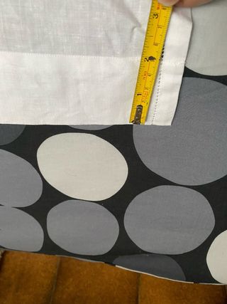 Coppia Tende Lino Ricamato nuove