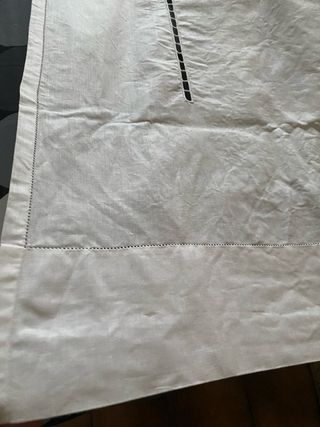 Coppia Tende Lino Ricamato nuove