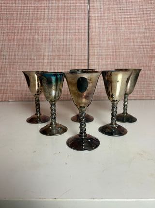 Copa antigua Alpaca 14cm