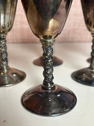 Copa antigua Alpaca 14cm