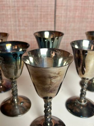 Copa antigua Alpaca 14cm