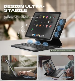 Cover Dexnor iPad 11/10 Gen con Tastiera