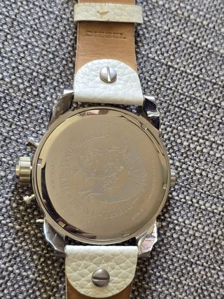Reloj Diesel Blanco Cuero Multiesfera Original