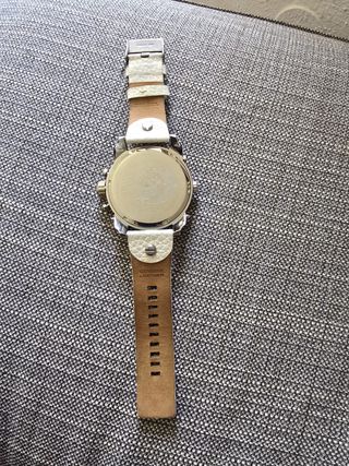 Reloj Diesel Blanco Cuero Multiesfera Original