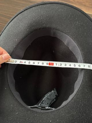 Sombrero Zara Negro sin estrenar