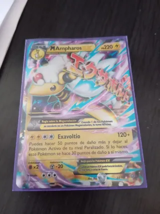 Mega Ampharos EX Carta Pokémon