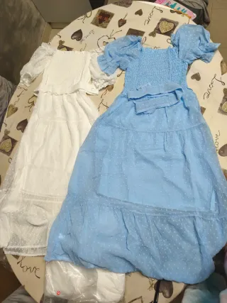 Lotto 25 vestiti bianchi taglia unica