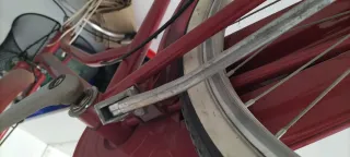 Bicicleta Urbana Clásica Roja