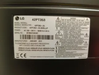 TV Plasma LG 42" Plano