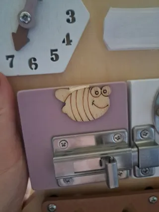 Pannello Sensoriale Montessori Orsetto