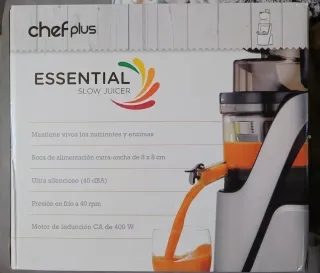 Licuadora Chef Plus Essential Slow Juicer