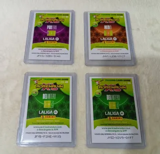 4 Cromos Adrenalyn 24-25 Firmados