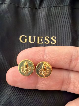 Pendientes Guess Dorados Flor de Lis