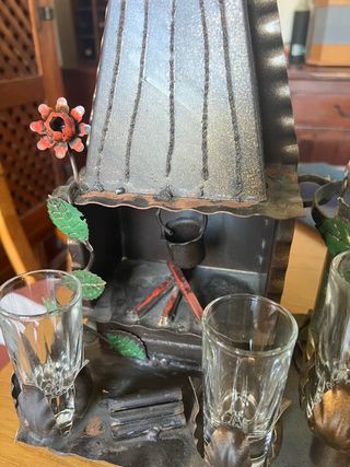 Portaliquori da collezione in metallo