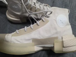 Converse Botas Beige/Blancas