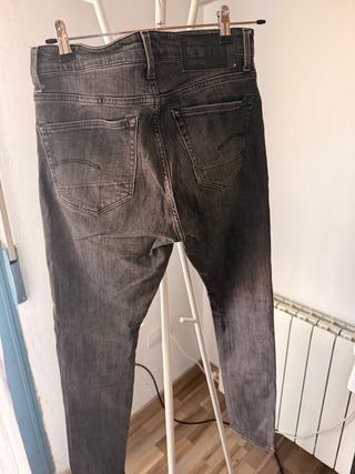 Pantalones G-Star Raw 29/30 Negros/Grises W29 L30